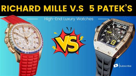 Ultimate Luxury Watch BATTLE: 5 Richard Mille Vs Patek Philippes.